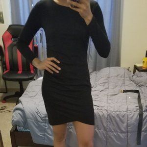 Simple Black Dress, Side Ruching